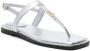 Maje Sandalen met metallic-effect Zilver - Thumbnail 2