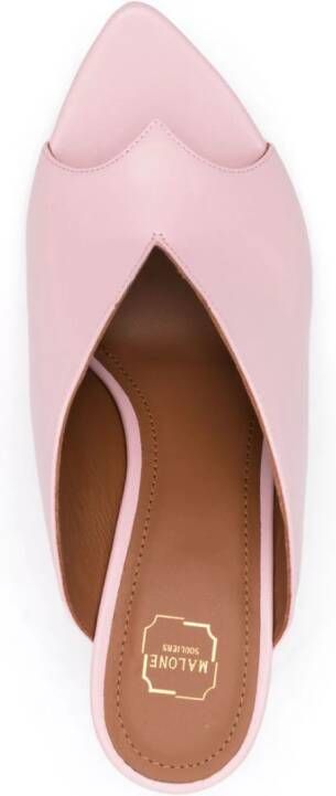 Malone Souliers 80mm Henri leather mules Roze