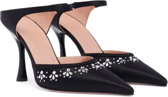 Malone Souliers Cassie 90 mm pumps verfraaid met kristallen Zwart