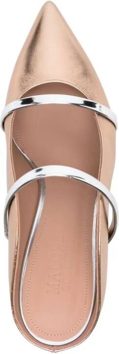 Malone Souliers Maureen 70 mm metallic muiltjes Goud