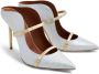 Malone Souliers Maureen muiltjes met puntige neus Zilver - Thumbnail 5