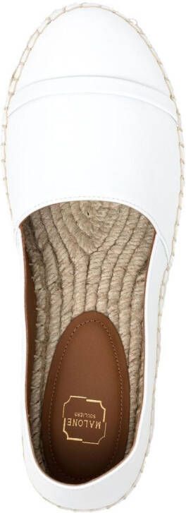 Malone Souliers Remi 1 slip-on espadrilles Wit