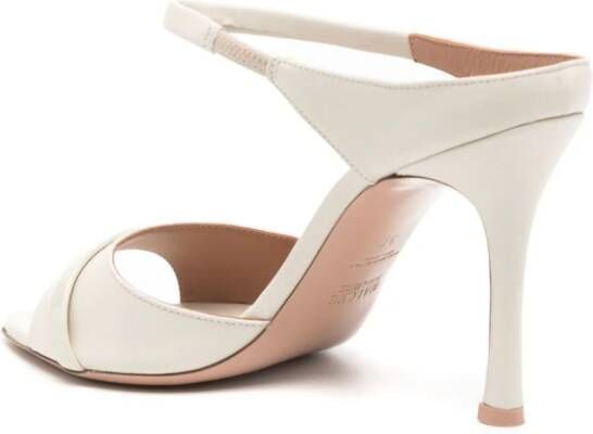 Malone Souliers Una 90 leren muiltjes Beige