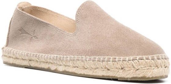 Manebi Espadrilles met ronde neus Beige