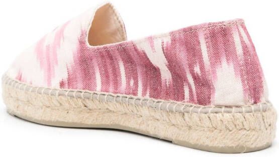 Manebi Geometrische espadrilles Roze