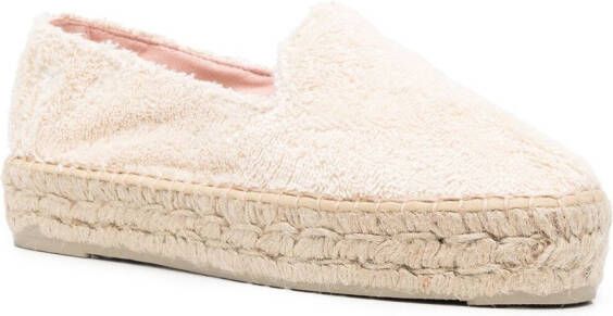 Manebi Gevlochten espadrilles Beige