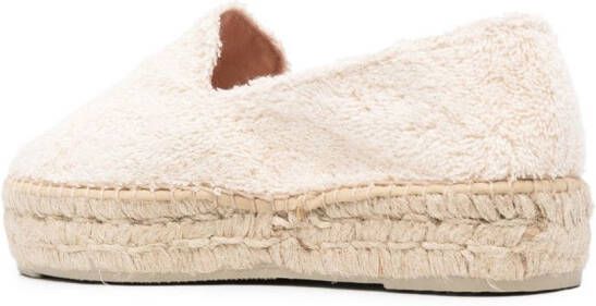 Manebi Gevlochten espadrilles Beige