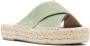 Manebi Hamptons suède espadrilles Groen - Thumbnail 2