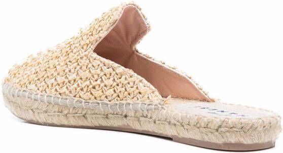 Manebi Raffia espadrilles Beige