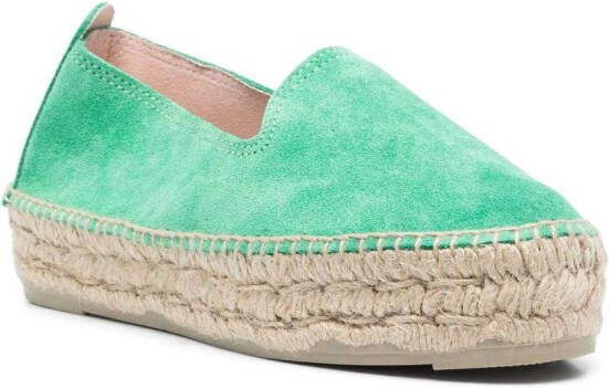 Manebi espadrilles Groen