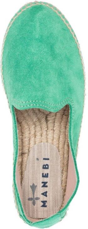 Manebi espadrilles Groen