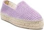 Manebi Raffia espadrilles met zigzag patroon Paars - Thumbnail 2