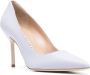 Manolo Blahnik Pumps met metallic-effect Paars - Thumbnail 2