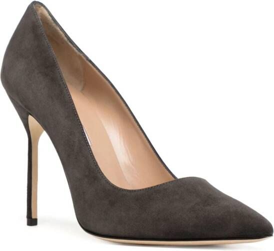 Manolo Blahnik BB suède pumps Zwart