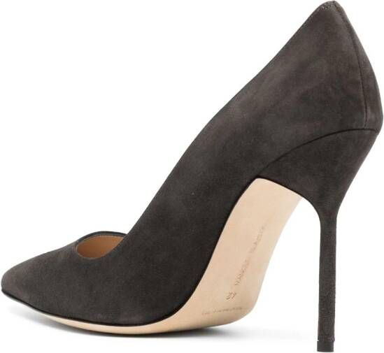 Manolo Blahnik BB suède pumps Zwart