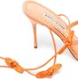 Manolo Blahnik Fiocco sandalen Oranje - Thumbnail 4