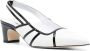 Manolo Blahnik Forrun leren slingback pumps Wit - Thumbnail 2