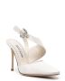 Manolo Blahnik Hangisi verfraaide pumps Wit - Thumbnail 2