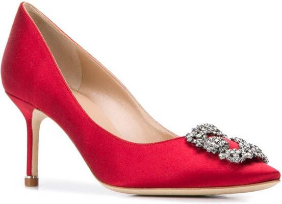 Manolo Blahnik Hangisi pumps Rood