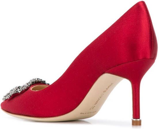 Manolo Blahnik Hangisi pumps Rood