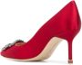 Manolo Blahnik Hangisi pumps Rood - Thumbnail 3