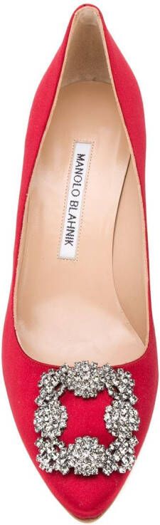 Manolo Blahnik Hangisi pumps Rood