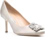 Manolo Blahnik Hangisi pumps verfraaid met kristallen Grijs - Thumbnail 2