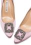 Manolo Blahnik Hangisi pumps verfraaid met kristallen Paars - Thumbnail 2