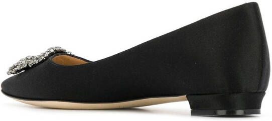 Manolo Blahnik Hangisiflat loafers Zwart