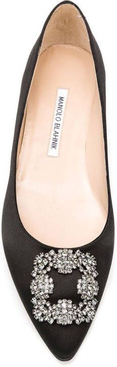 Manolo Blahnik Hangisiflat loafers Zwart