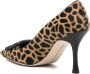 Manolo Blahnik Maysalepumps met luipaardprint Zwart - Thumbnail 3