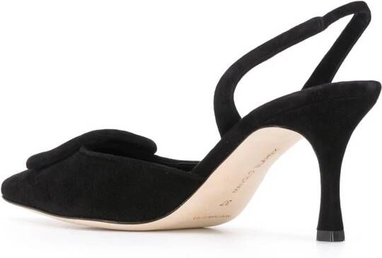 Manolo Blahnik Pumps met gesp Zwart