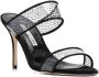 Manolo Blahnik Sandalen met stippen Zwart - Thumbnail 2