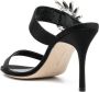 Manolo Blahnik Sandalen verfraaid met kristal Zwart - Thumbnail 3