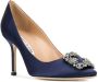 Manolo Blahnik Scorpion Hangisi pumps Blauw - Thumbnail 2