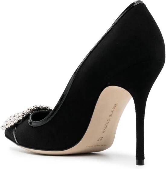 Manolo Blahnik Tuberian pumps met gesp Zwart