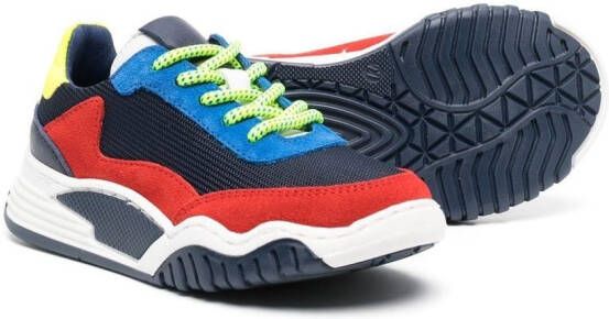 Marc Jacobs Kids Sneakers met colourblocking Blauw