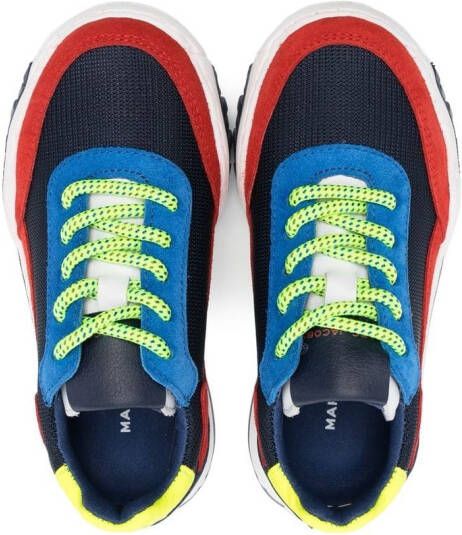 Marc Jacobs Kids Sneakers met colourblocking Blauw