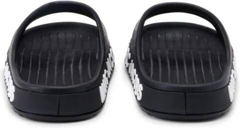 Marc Jacobs Kids Slippers met logoprint Zwart