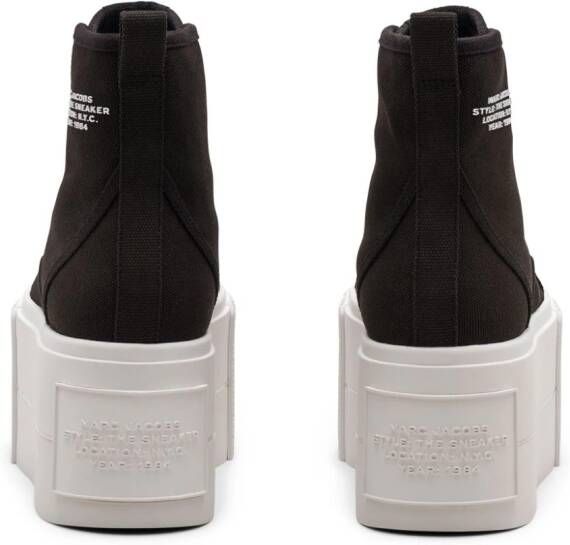 Marc Jacobs Sneakers met 75mm plateauzool Zwart