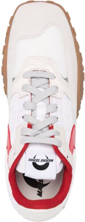 Marine Serre Moonwalk low-top sneakers Wit