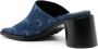 Marine Serre MS denim muiltjes Blauw - Thumbnail 3