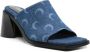 Marine Serre MS denim muiltjes Blauw - Thumbnail 2