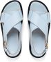 Marni Fussbett sandalen Blauw - Thumbnail 4