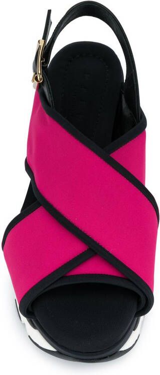 Marni Sandalen met plateauzool Roze