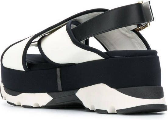 Marni Sandalen met plateauzool Zwart