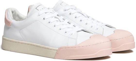 Marni Sneakers met contrasterende neus Wit