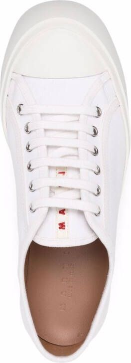 Marni Sneakers met plateauzool Wit