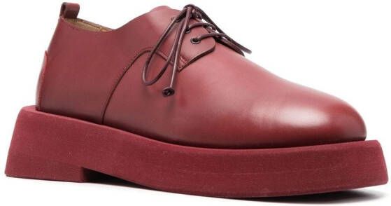 Marsèll Derby schoenen met chunky zool Rood