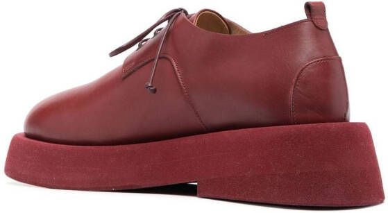 Marsèll Derby schoenen met chunky zool Rood